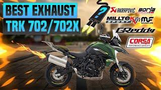 Benelli TRK 702/702X Exhaust SoundArrow,Roadsitalia,Dominator,Mivv,SC Project,Upgrade