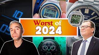 WORST releases of 2024: Casio, Seiko, Patek...