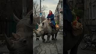 Grandma & the Rhino: A Majestic Mountain Journey