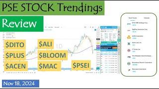 PSE Stock Trendings Review: November 18, 2024