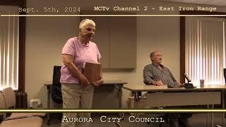 Aurora City Council Meeting | Sept. 5, 2024