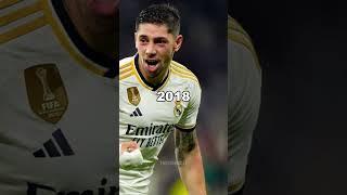 Fede Valverde evolution 2024-2014 #football #evolution #shorts #uruguay #realmadrid