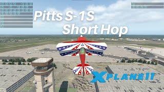 X-Plane 11 Pitts quick acro over KCLT