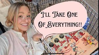 I Bought Something In EVERY Booth At This Antique Mall!! Vintage Shopping Challenge.