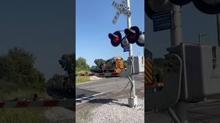 Wheeling and Lake Erie Mixed Freight Train from Lodi, Ohio 7/27/2024 #train #railroad #shorts #rail