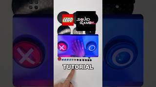 LEGO Squid Game 2 Tutorial - How to build the X and 0 choice buttons  #squidgame2 #legomoc