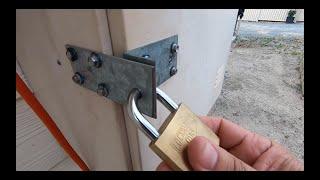 security tip padlock your power box