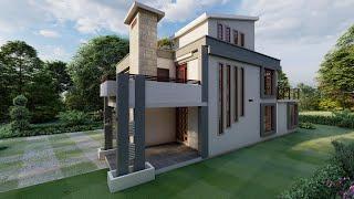 The Neo Contemporary 4 Bedroom House Plan