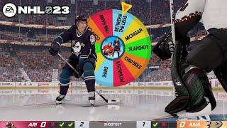 NHL 23 SHOOTOUT CHALLENGE #12 *MYSTERY SPIN-WHEEL EDITION?!*