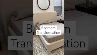 Check out my latest video for the full makeover ￼#beforeandafter  #homedecor #bedroomdecor #bedroom