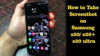 How to take Screenshot on Samsung S20/S20+/Ultra