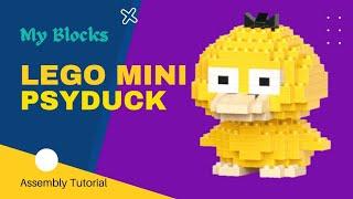 Build And Assemble Lego Mini PsyDuck - Building Block - MY BLOCKS