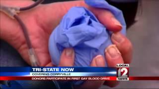 Gay blood drive to encourage policy change