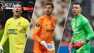 MCGREGOR, TRAPP, MUSLERA | #UEL 2021/22 Great Saves!