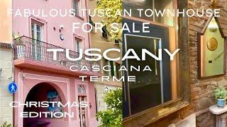 FABULOUS TUSCAN TOWNHOUSE IN THE HEART OF A BEAUTIFUL SPA TOWN - FULLY FURNISHED AND FULLY RESTORED