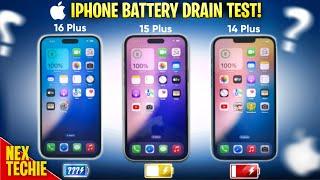 iPhone 16 Plus vs iPhone 15 Plus vs  iPhone 14 Plus Battery Drain Test | ios 18 Update | Speed Test
