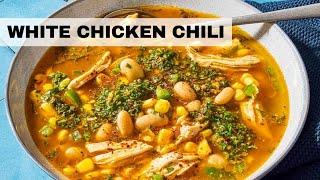 White Chicken Chili (Easy Chili Recipe!)