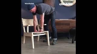 Have you ever seen a flexible wooden chair before?