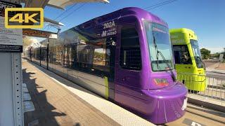 Phoenix Light Rail, Valley Metro Rail, Kinki Sharyo, Siemens S700, Brookville Streetcars, 4K