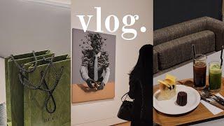 vlog. 프리랜서 일상 브이로그 | 20대 구찌 쇼핑 | 대구 미술관 전시 | 근교 나들이(군위 애견 동반) | 필라테스 | 데일리룩