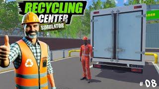 Recycling Center Simulator #08  Wir holen Müllsammler #letsplay #deutsch