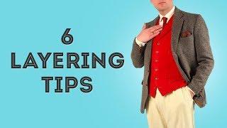 6 Tips On How To Layer Men's Clothes with Style - Clothing Layering Techniques in Classic Menswear