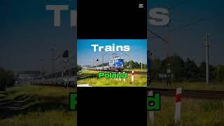 Polish trains edit video   #train #poland #edit #shorts #railway