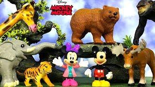 STORY WITH MICKEY MOUSE MINNIE AND THEIR FRIENDS ON A FUN ZOO SAFAR