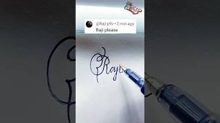 stylish name | Raji | sk cursive art | how to make a stylish name | stylish signature