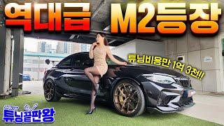 이아나도 리액션이 고장났던 차! 튜닝비용만 1억 3천인 역대급 BMW M2 카본 끝판왕!