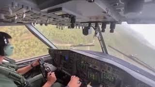 Inside the Cockpit of a Fire-Fighting Water Bomber Aircraft | California Fires