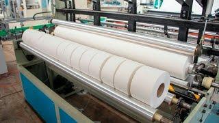 Full automatic maxi roll and small toilet tissue paper rewinding machine