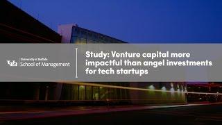 Study: Venture capital more impactful than angel investments for tech startups