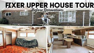 BUYING OUR FIRST FIXER UPPER | EMPTY HOUSE TOUR BEFORE RENOVATIONS   ‍️