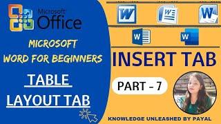 Microsoft Word A to Z Tutorial 2024 (हिंदी) - Complete MS Word Beginners #msword #inserttab #2024