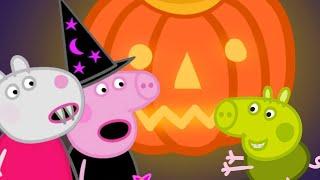 Peppa Pig Nederlands | Verkleed je met Peppa Pig | Griezelig-ober  | Tekenfilms voor kinderen