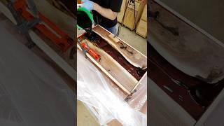 This Epoxy River Table Was Done Dirt Cheap ️ 🪵