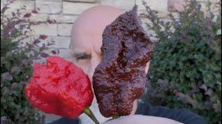 Carolina Reaper/Choc. Bhutlah heat/taste comparison! Pods by Rob & Tiff's Superhot Peppers!