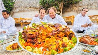 Street Food in Balochistan - GOLD STUFFED LAMB + INSANE BBQ Meat Tour of Chabahar, Iran!!!