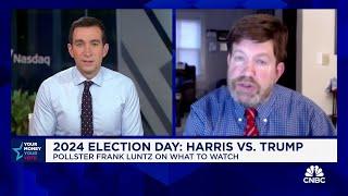 A record-setting turnout may be good news for Trump, says pollster Frank Luntz