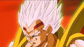 Super baby vegeta transforming in to super saiyan 2 || FULL TRANSFORMATION || ENGLISH DUB