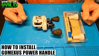 How to Install Gomexus Power Handle on Baitcasting Reel | Easy Step-by-Step Tutorial