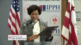 Mayor Bowser & UDC Celebrate New Institute of Policy, Politics, & History, 1/31/19