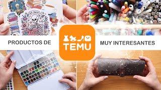 Productos de TEMU!! | Abriendo cosillas chulas | Kindle • Papelería • Acuarelas • Organización 