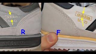 Real vs fake Adidas SL 72 trainers. How to spot original Adidas SL 72 sneakers in 2024 - 2025