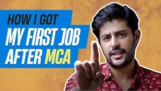 How I got my first job after MCA | MCA placement guide | MCA degree