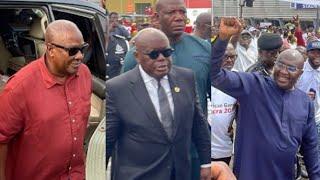 Eii Atigya o : Watch how Vice Prez Dr. Bawumia, Prez Nana Akuffo Addo & John Mahama