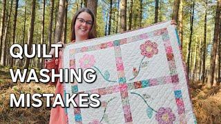 QUILT WASHING TIPS! Washing wool quilts
