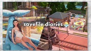 2hrs of decorating in my sims 4 savefile + lore!️ ┊ savefile diaries ep.6