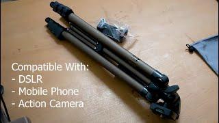 Syvo WT 3130 Aluminum Tripod Review | Universal Lightweight Tripod | Best Budget Tripod